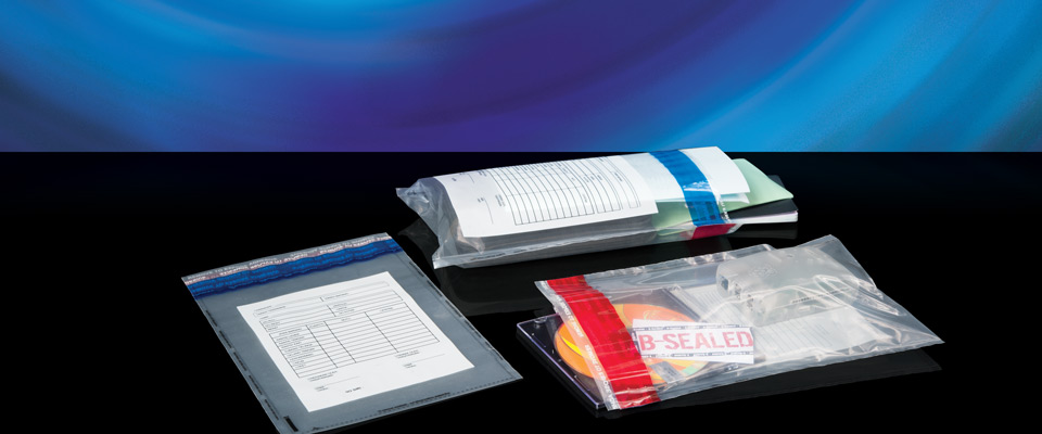 X-Safe disposable dual-trip bags integrate two security tapes instead of the usual one. One tape is used for the first trip, which is then ripped off and replaced with the second tape to re-seal.