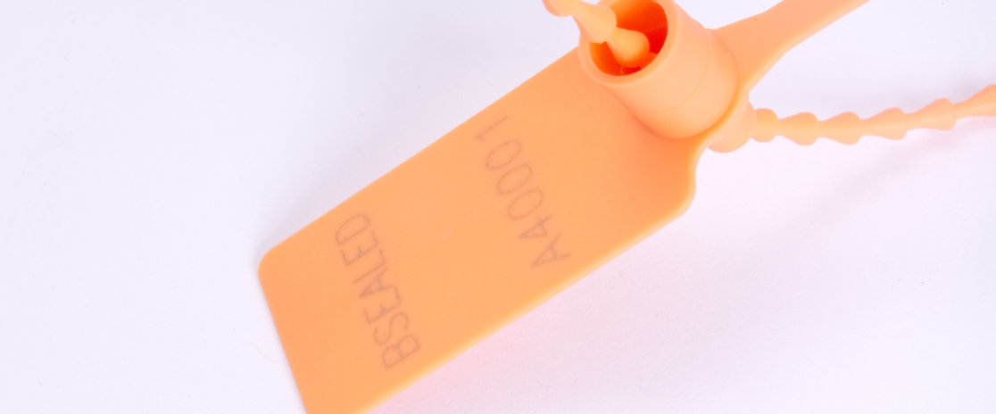 Unique serial numbers are laser engraved on the tag. The laser engraving gives it the ability to resist solvent attacks as the printing is embedded in the plastic.