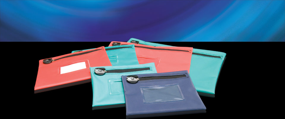 Envelope type security bags are thin and compact - suitable for documents and bank notes.
