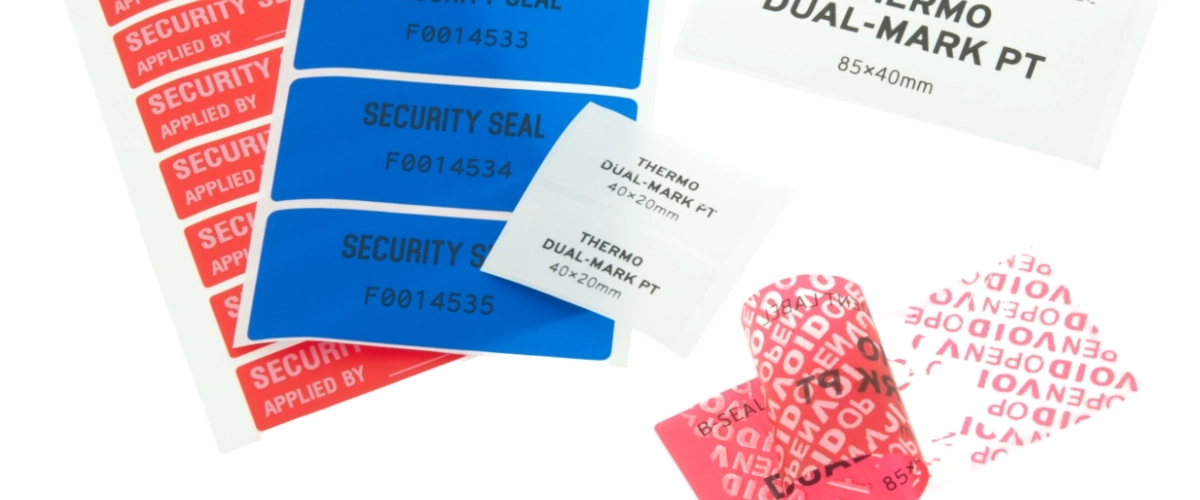 Thermo-Mark Heat Resistant Tamper Evident Labels provide a practical combination of heat resistance, and clear tamper indication.