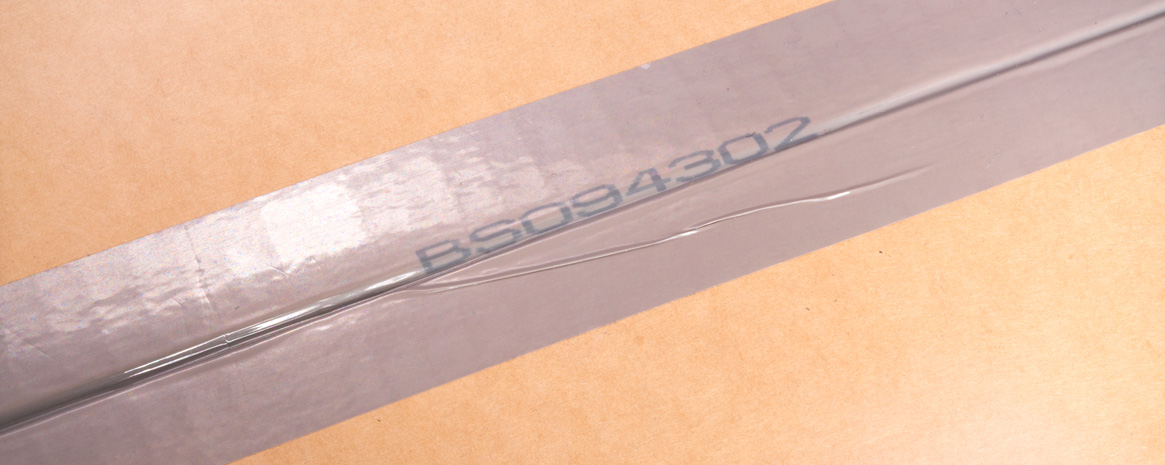 Each segment of the X4750RTA has a unique serial number. The serial number is sub-surface printed and will remain on the box with the void message when the tape is peeled.