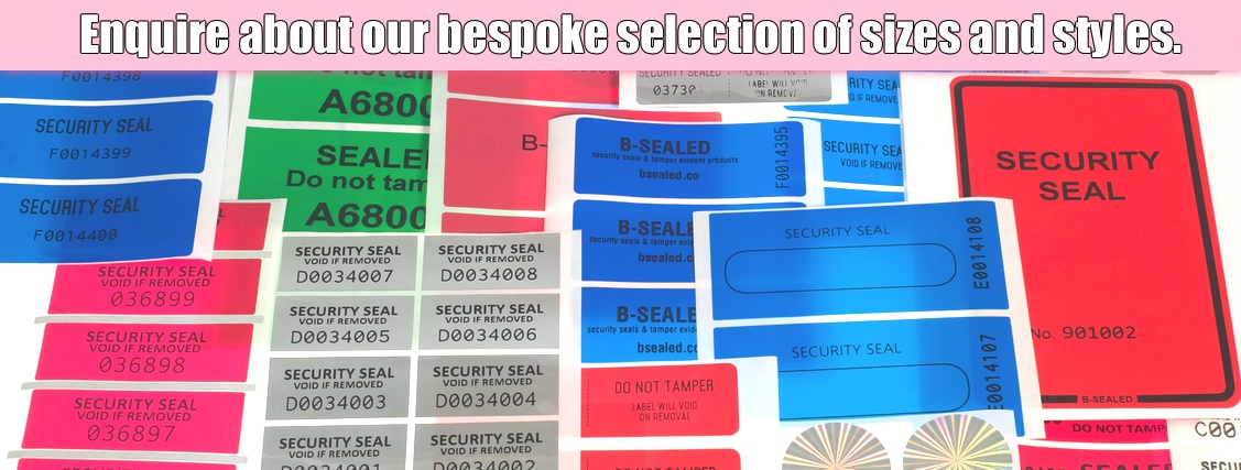 Tamper Evident Labels - Bespoke tamper evident labels